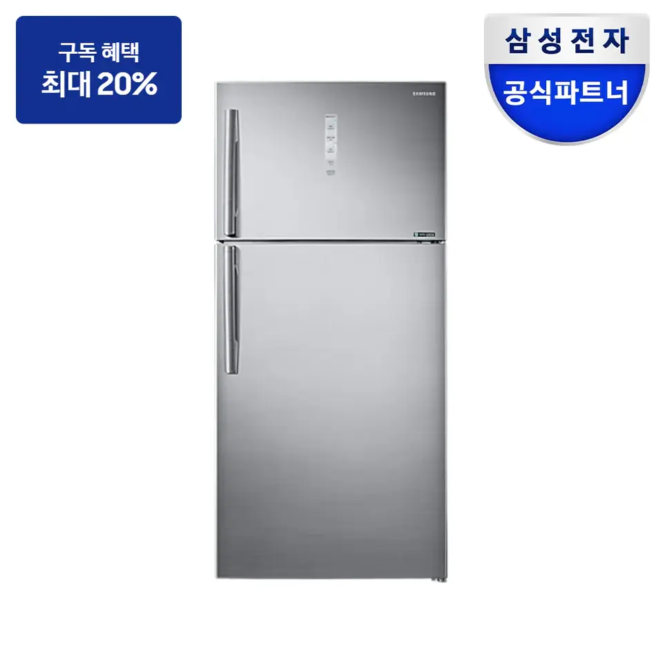 최대 혜택은 가입 조건에 따라 다르며, 구독료 지원은 대상 모델 최장 약정 기준 상당 멤버십포인트입니다. 삼성 냉장고 615L 냉장고 사진 · 모델 RT62A7049S9